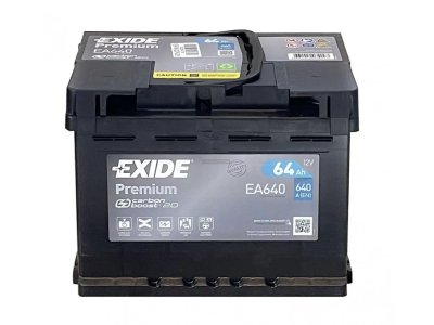 Exide Premium 12V 64Ah 640A EA640