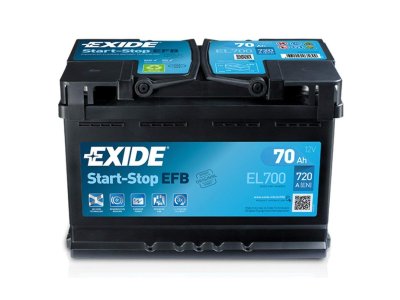 Exide Start-Stop EFB 12V 70Ah 720A EL700